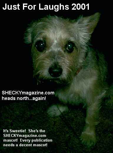Sheckymagazine.com mascot, Sweetie!